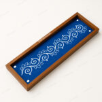 Chakri Flower Border Wooden Rangoli Stencil