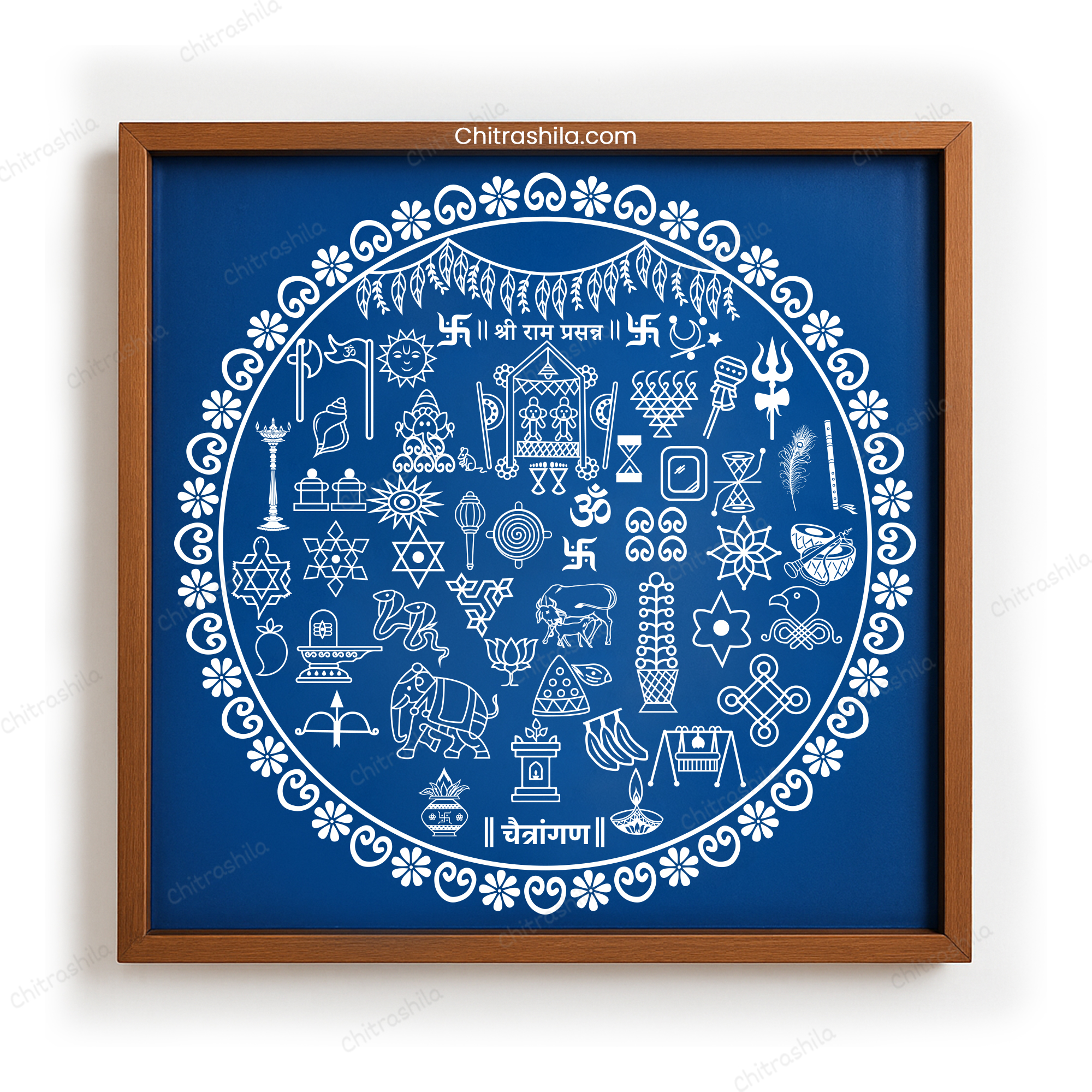 30+ Shub Chinnah Wooden rangoli Stencil