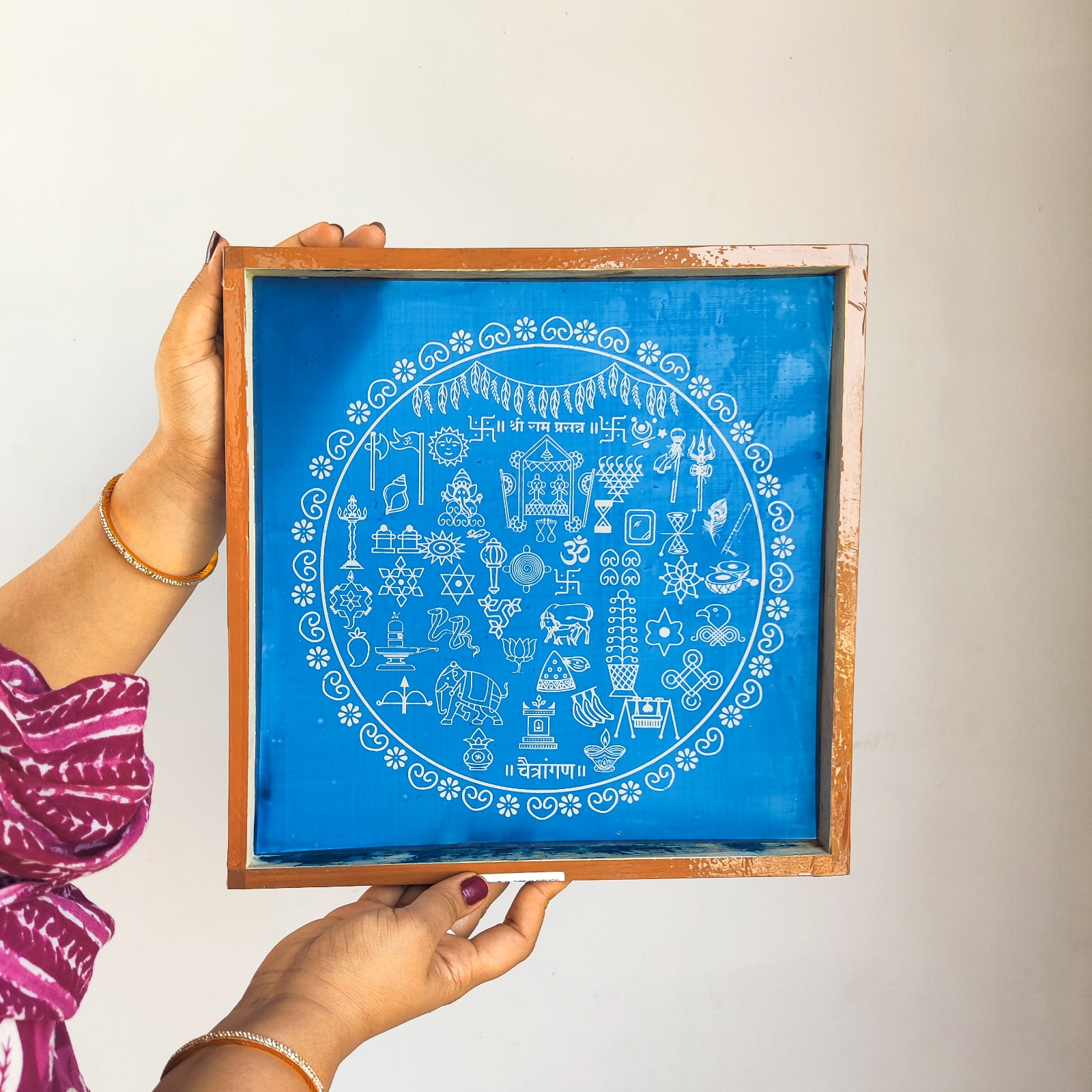 Sampurn Chaitrangan Rangoli Stencil