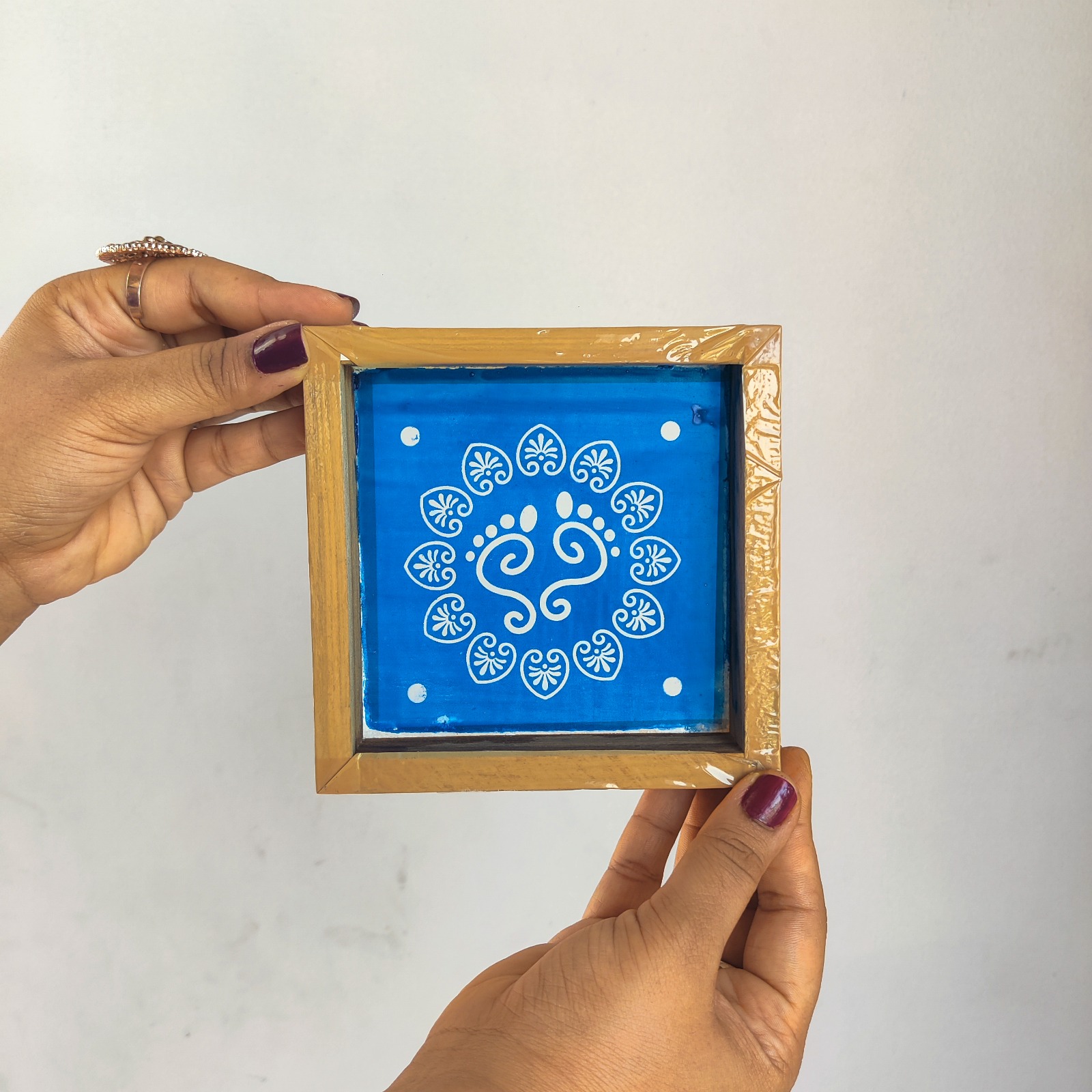 Laxmi charan Paule Readymade Rangoli Laxmi charan paduka Rangoli