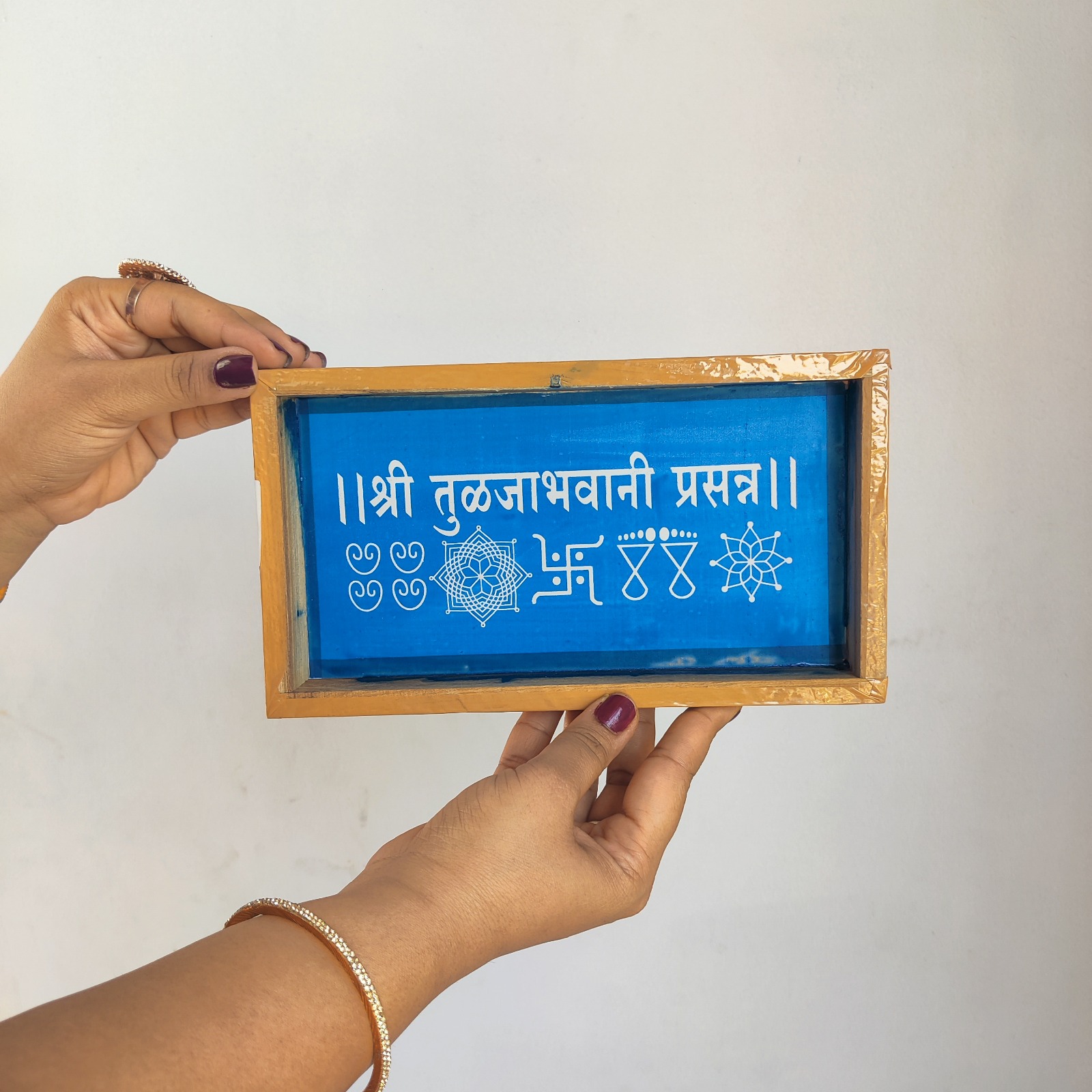 Tuljabhavani Prassan Rangoli Stencil