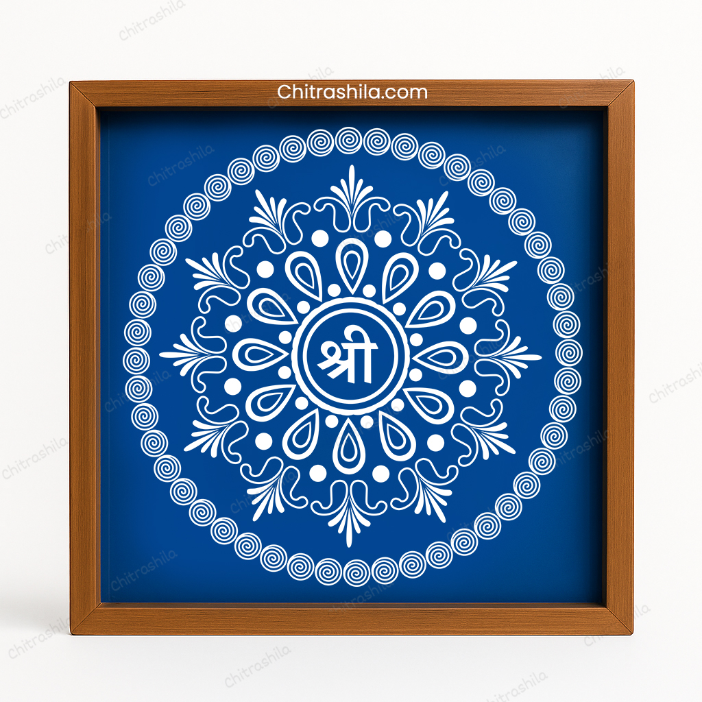 02 Shree Mandla Wooden rangoli Stencil