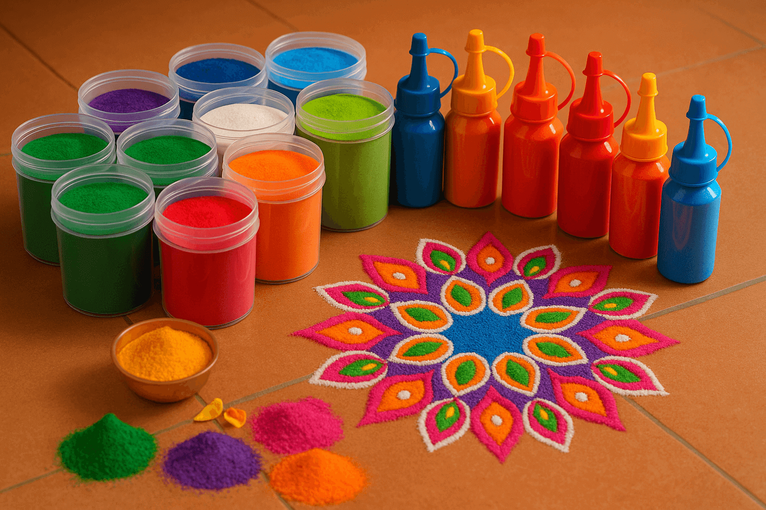 Culture of Rangoli Colors