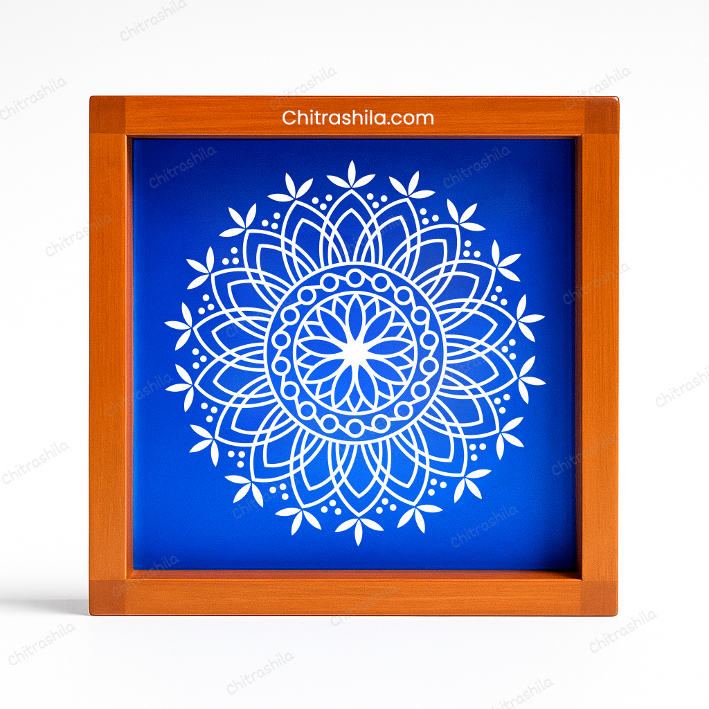 main image Flower Design Wooden Stencil