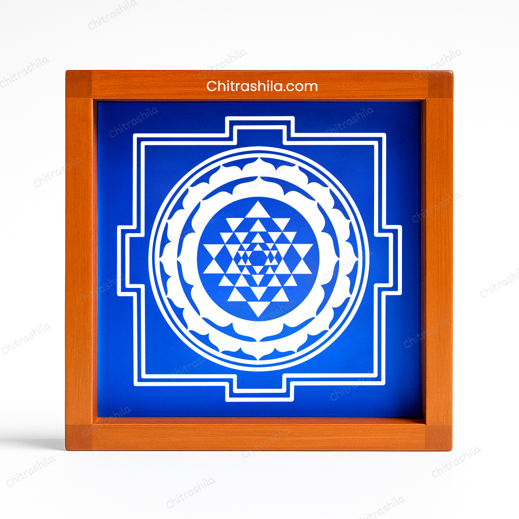main image Shree Yantra Wooden rangoli Stencil