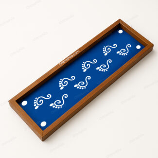 Lakshmi Padam Border Wooden Rangoli Stencils