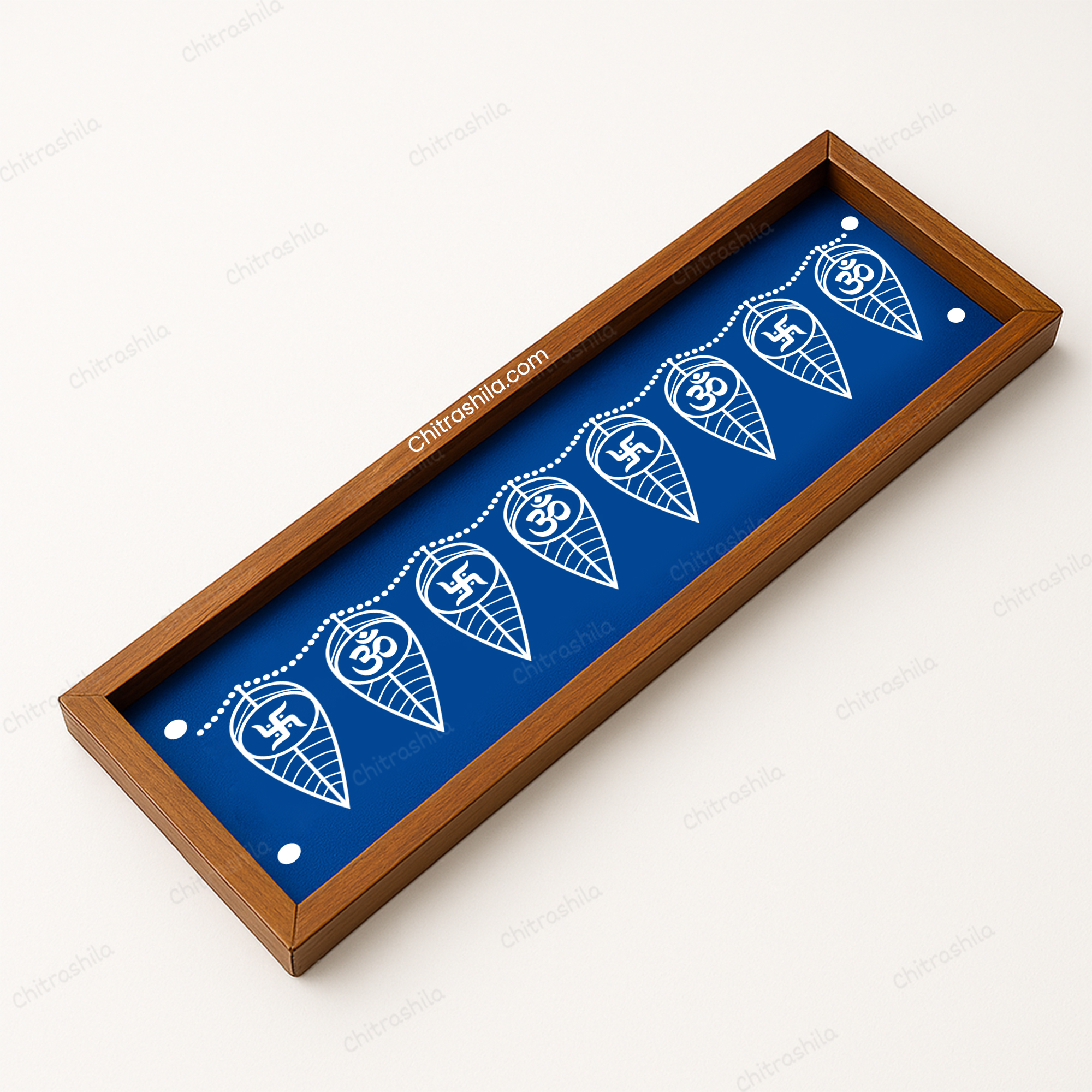 Mango Leaf Toran Border Wooden Rangoli Stencils