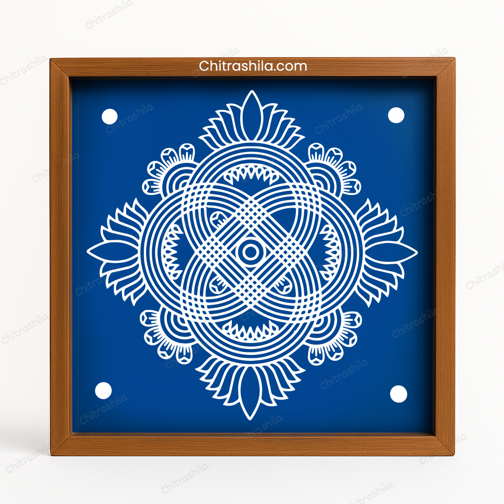 Padi Kolam Wooden Rangoli Stencils