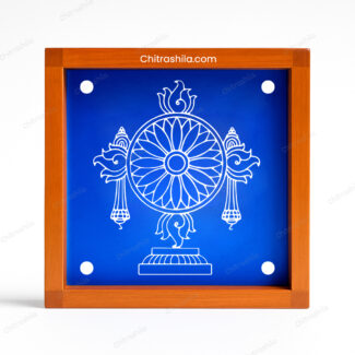 Chakra Kolam Wooden rangoli Stencil