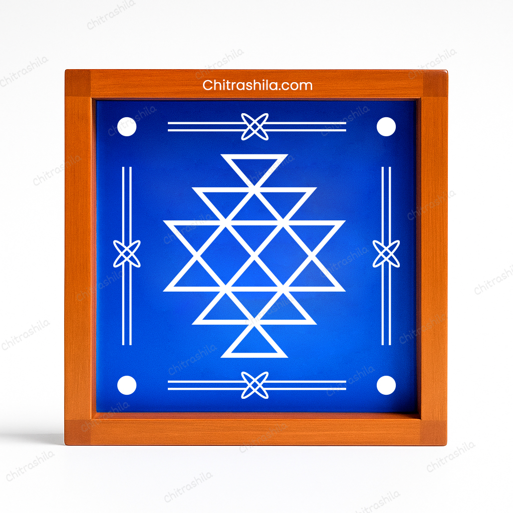 Main image Kuber Kolam Wooden rangoli Stencil
