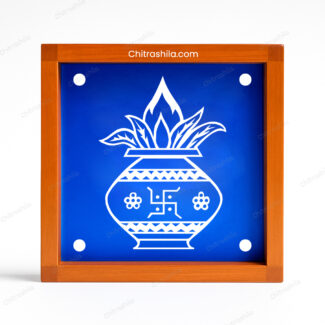 Kalash Wooden rangoli Stencil