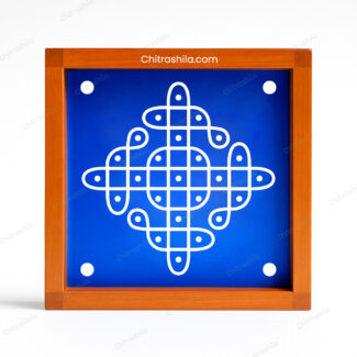 Kambi Kolam Wooden rangoli Stencil