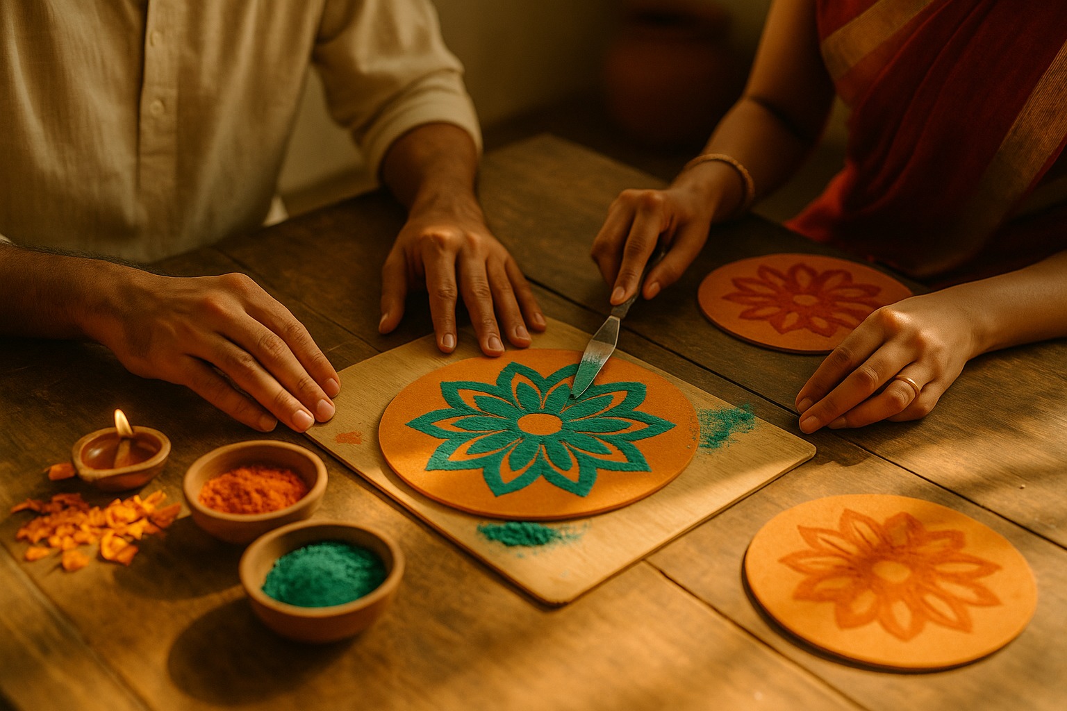 rangoli stencil