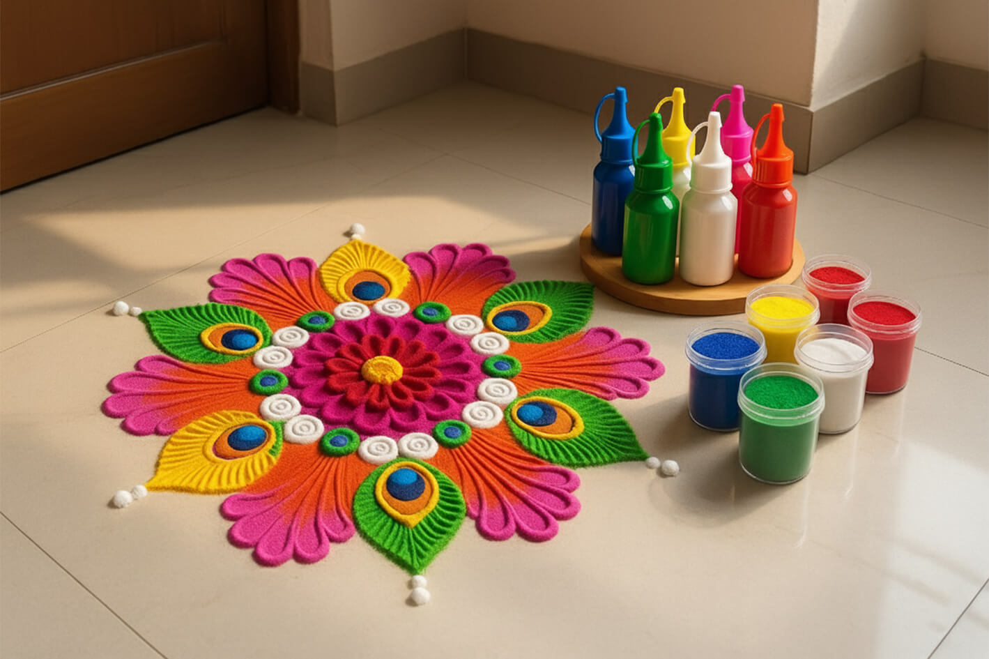 Culture of Rangoli Colors